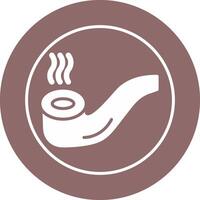 Cigar Pipe Vector Icon