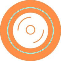 icono de vector de disco compacto