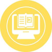 E Learning Vector Icon