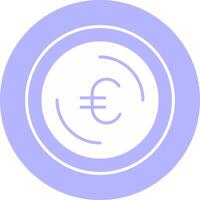 icono de vector de símbolo de euro