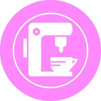 té máquina vector icono