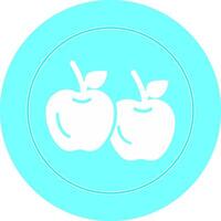 icono de vector de manzana