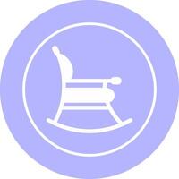 icono de vector de silla cómoda