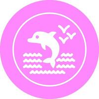 Dolphin Vector Icon