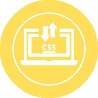CSS Laptop Vector Icon