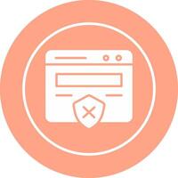 Unprotected Website Vector Icon