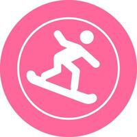 Snowboard Vector Icon