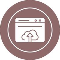 Upload Web Vector Icon