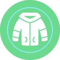 icono de vector de chaqueta de invierno