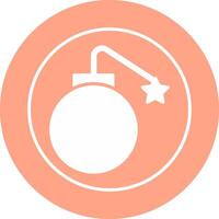 Exploding Cannon Ball Vector Icon