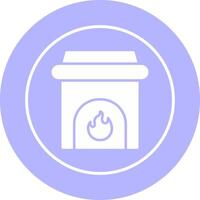 Fireplace Vector Icon