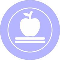 icono de vector de manzana