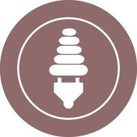 Energy Saver Bulb Vector Icon