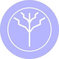 Tree with no leaves Vector Icon