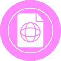 Global Profile Vector Icon