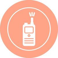 icono de vector de walkie-talkie