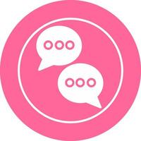 Chat Conversation Vector Icon