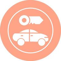 Rent a Car Vector Icon