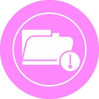 Vulnerable Folder Vector Icon