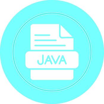 icono de vector de java
