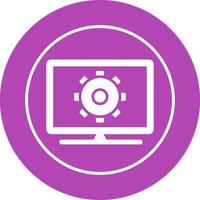Computer Settings Vector Icon