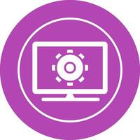 Computer Settings Vector Icon