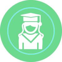 Female Graduate Vector Icon