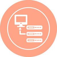 icono de vector de base de datos