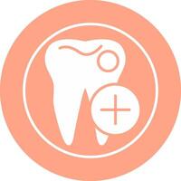 icono de vector de dentista