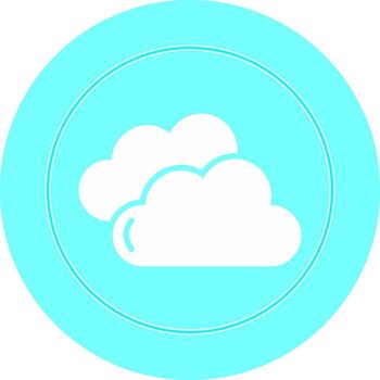 icono de vector de nube