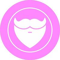 barba y Bigote yo vector icono