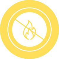 Danger of Flame Vector Icon