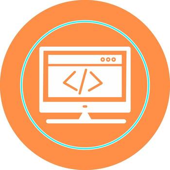 HTML Coding Vector Icon