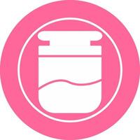 Jar on Display Vector Icon
