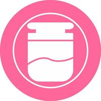 Jar on Display Vector Icon