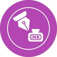 Ink and Pen Vector Icon