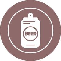 Beer Can II Vector Icon