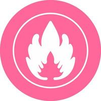 Flammable Material Vector Icon