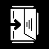 Exit Sign Vector Icon