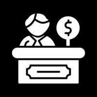 Cashier Vector Icon