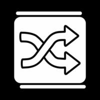 Shuffle Vector Icon