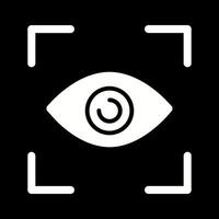 icono de vector de ojo