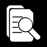 Magnifier Document Vector Icon