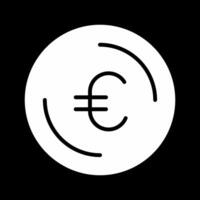 icono de vector de símbolo de euro