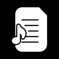 Audio Document Vector Icon