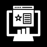 Rank Website Vector Icon