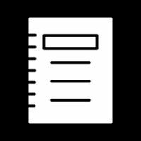 Notepad Vector Icon