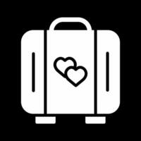 Lover Suitcase Vector Icon