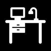 Working Desk Vector Icon