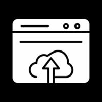 Upload Web Vector Icon